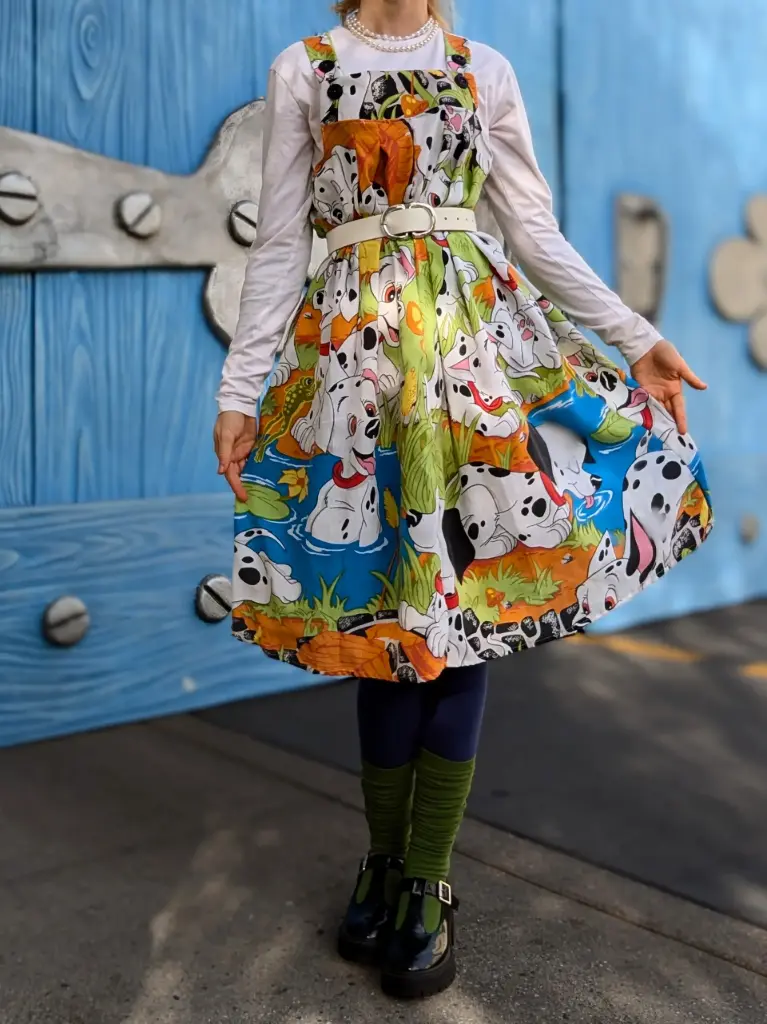 Dalmatian Bed Sheet Dress