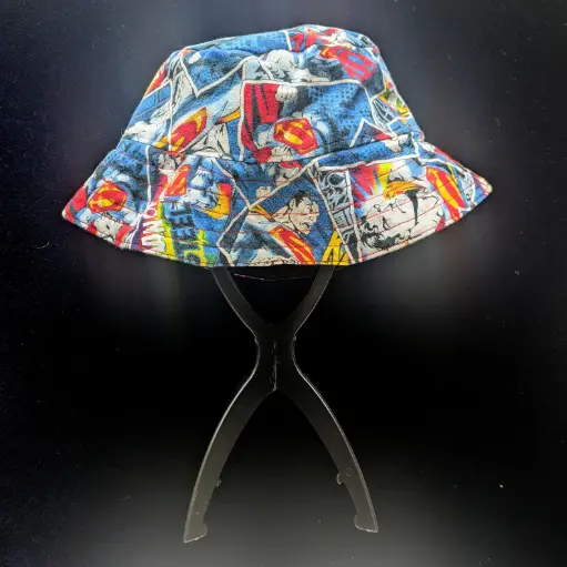 Super Hero Upcycled Bucket Hat