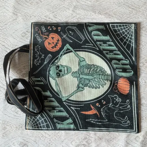 Keep It Creepy Skeleton Tote